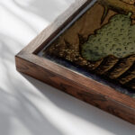 Autumn in the Forest 1895 Hugo Simberg close up dark wood mockup