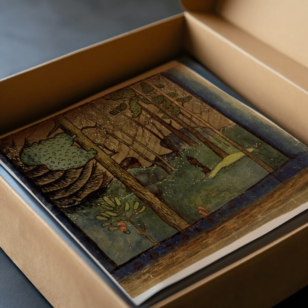 Autumn in the Forest 1895 Hugo Simberg video mockup