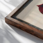 Autumn leaves 1944 Reijer Stolk close up dark wood mockup