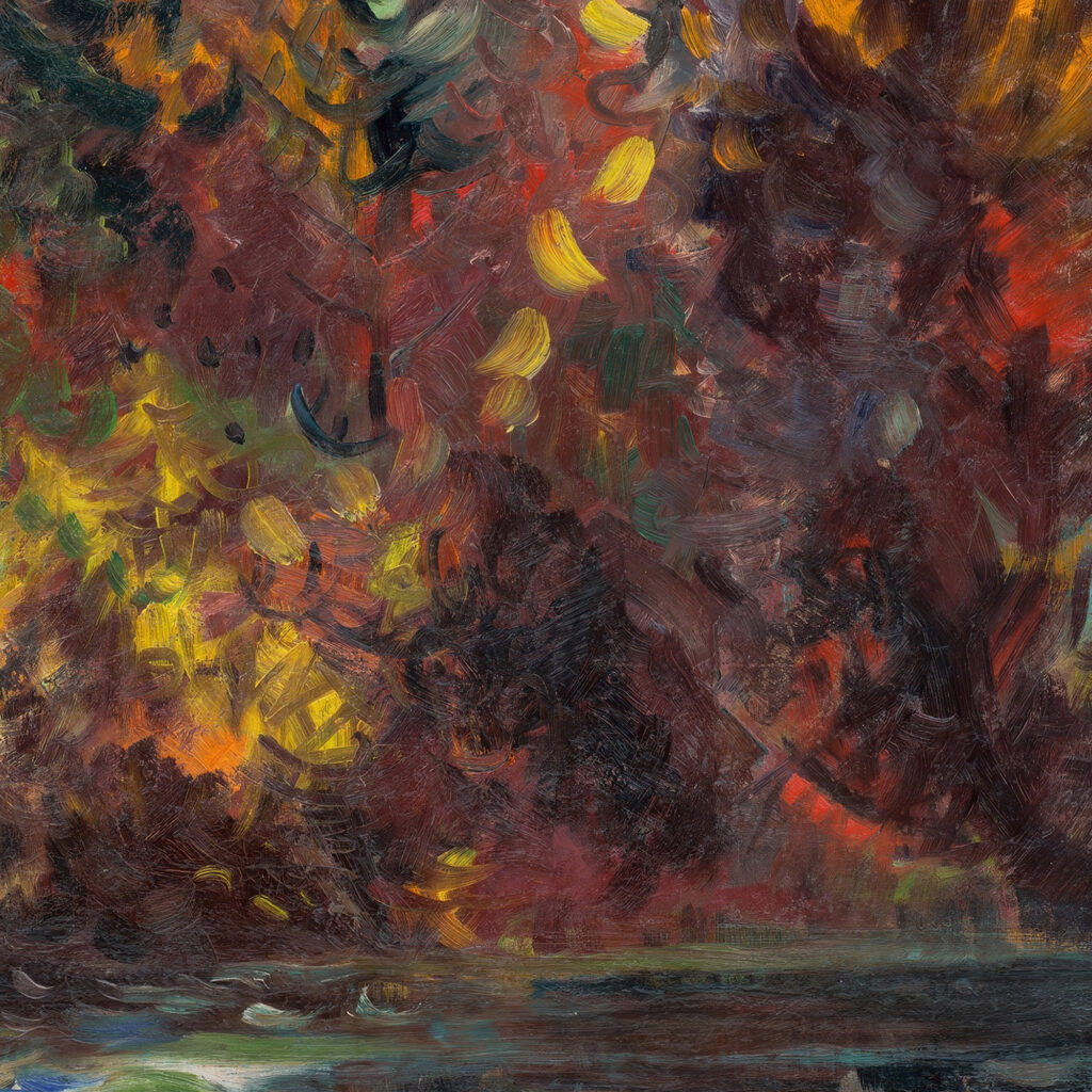 Autumn on a River Bank 1940–1944 Arnold Peter Weisz Kubincan 8 mockup