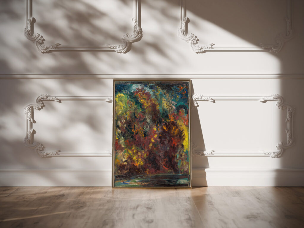 Autumn on a River Bank 1940–1944 Arnold Peter Weisz Kubincan video mockup