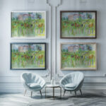 Avant le depart Ascot Raoul Dufy framed posters mockup