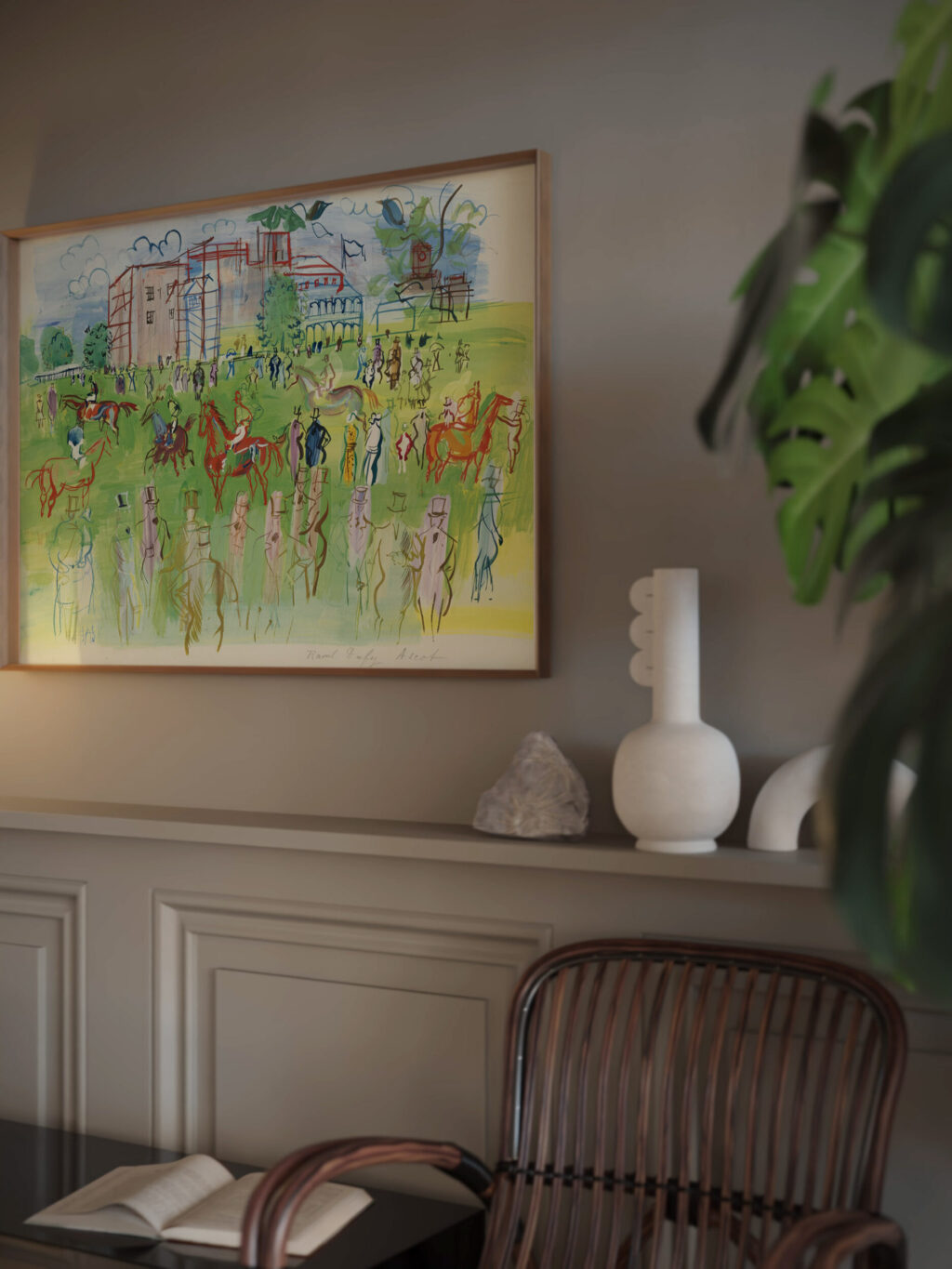 Avant le depart Ascot Raoul Dufy video mockup
