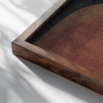 Aviatic Evolution 1934 Paul Klee close up dark wood mockup