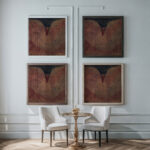 Aviatic Evolution 1934 Paul Klee framed posters mockup