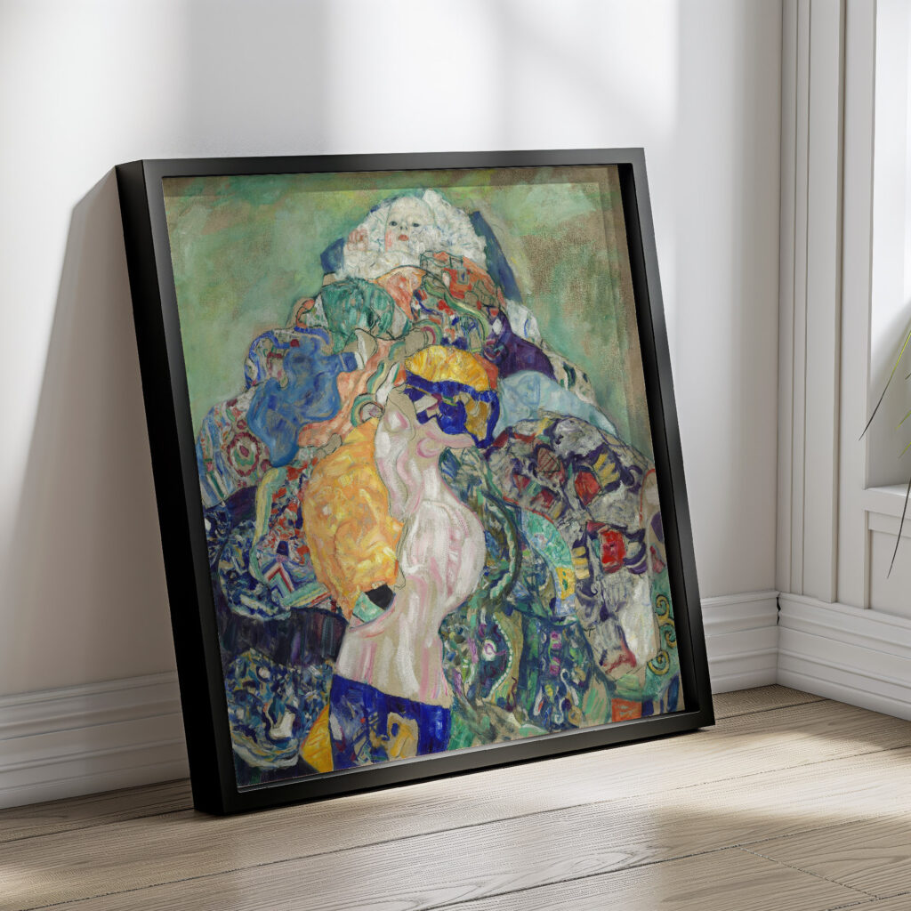Baby Cradle 1917 1918 Gustav Klimt 4 mockup