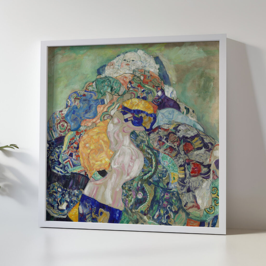 Baby Cradle 1917 1918 Gustav Klimt 5 mockup