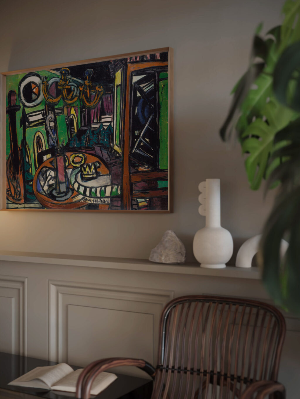 Backstage 1950 Max Beckmann video mockup