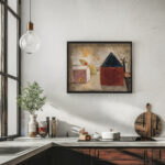 Backyard in the sunshine 1932 Tadeusz Makowski 6 mockup