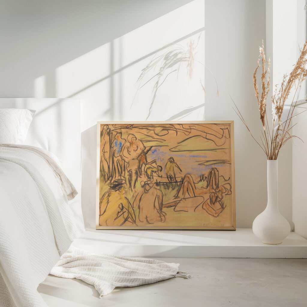 Badende 1905 Ernst Ludwig Kirchner 4 mockup