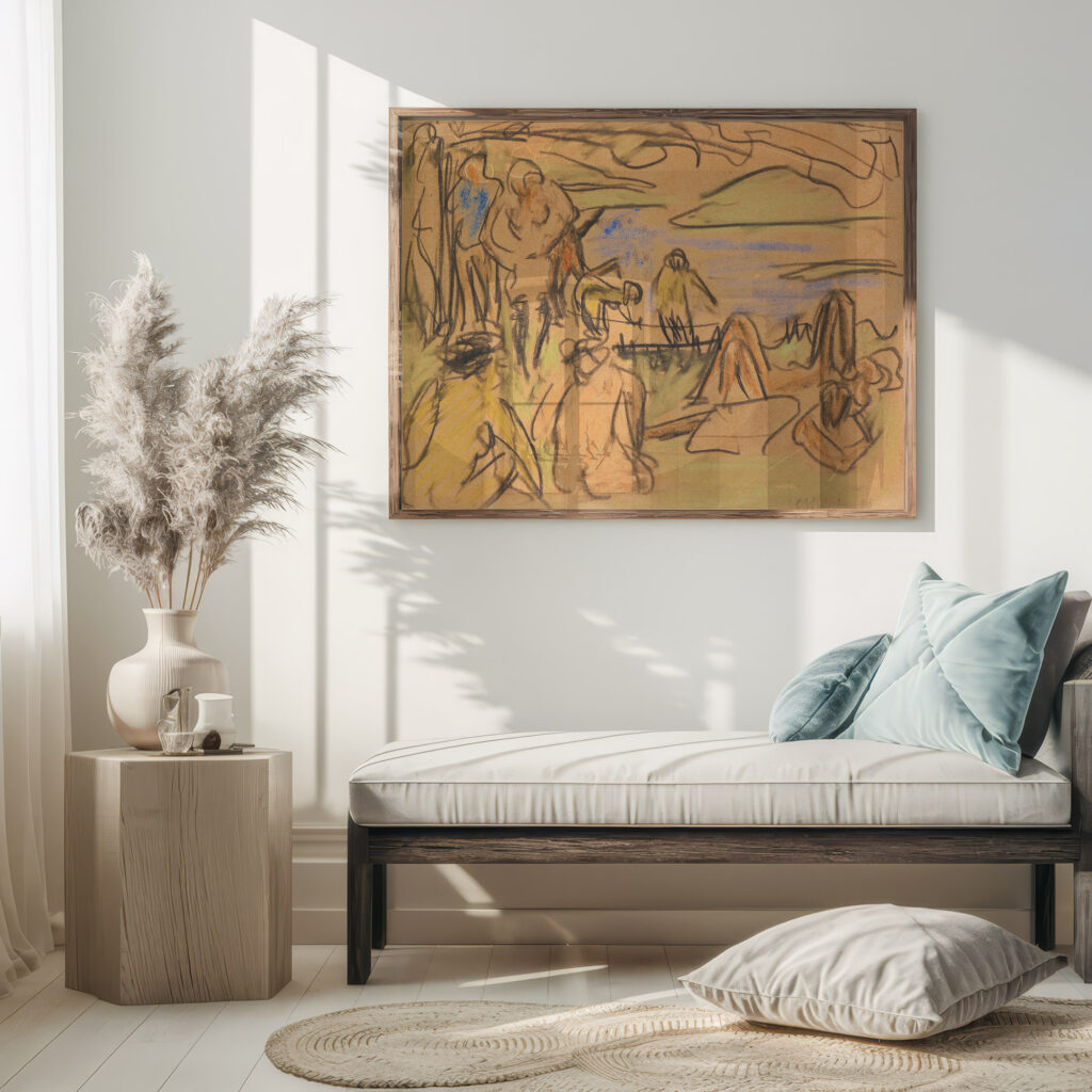 Badende 1905 Ernst Ludwig Kirchner 5 mockup