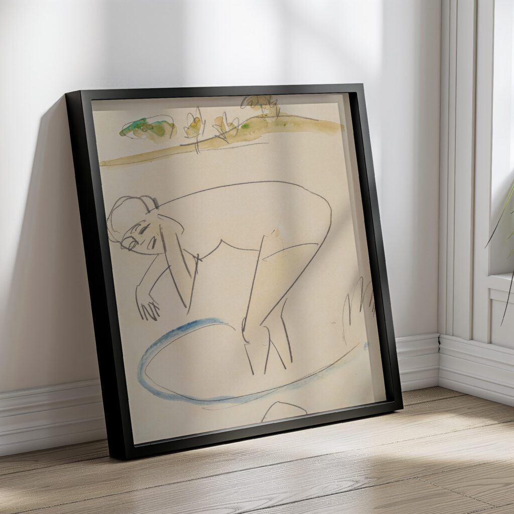 Badende am Ufer 1911 Ernst Ludwig Kirchner 4 mockup