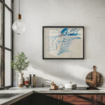 Badender Akt mit Segelboot 1913 Ernst Ludwig Kirchner 6 mockup