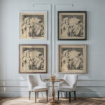 Bag Piper 1936 Mikulas Galanda framed posters mockup