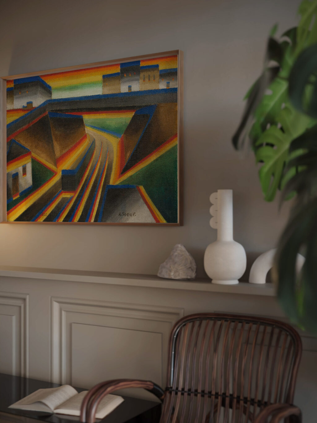 Bahndamm 1922 Arthur Segal video mockup