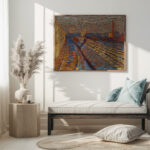 Bahndamm im Schnee 1910 Arthur Segal 5 mockup
