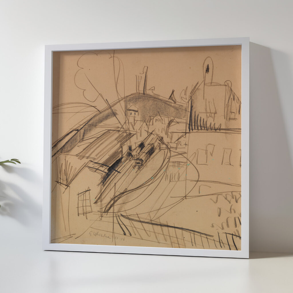 Bahnhof Konigstein 1915 16 Ernst Ludwig Kirchner 5 mockup