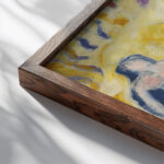 Baigneuses Emile Othon Friesz close up dark wood mockup