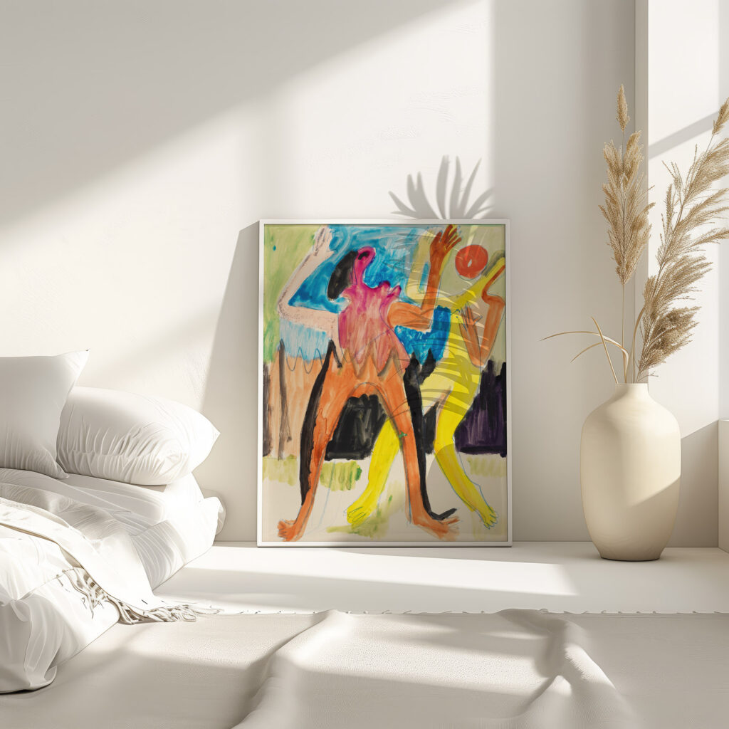 Ballspielendes Paar 1933 Ernst Ludwig Kirchner 4 mockup