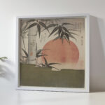 Bamboo and rising sun 1829 Utagawa Kunimaru 5 mockup