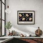 Bandversiering met bladeren 1890 Johanna van de Kamer 6 mockup