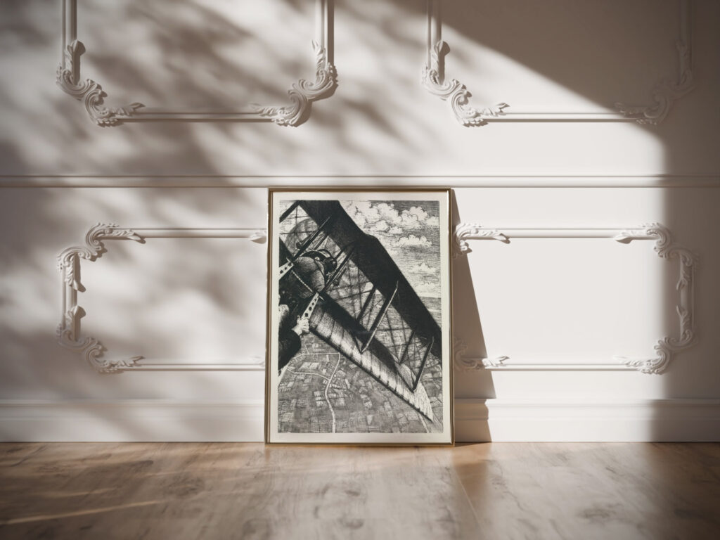 Banking at 4.000 Feet 1917 Christopher R. W. Nevinson video mockup