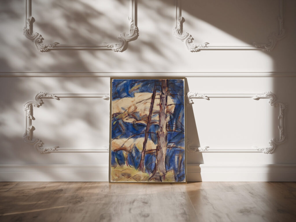 Bare Conifers 1921 Christian Rohlfs video mockup