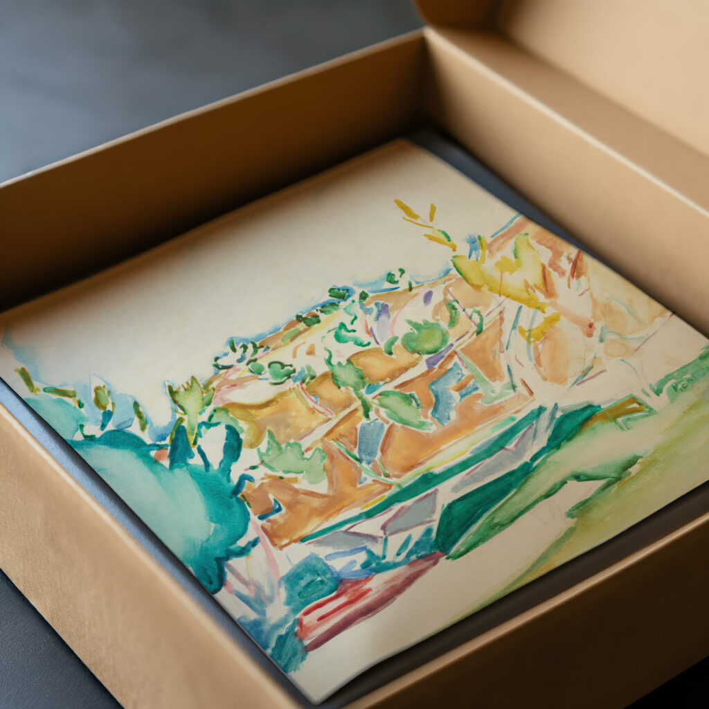 Bastion of the day with assaulting trees 1923 Owen Merton video mockup