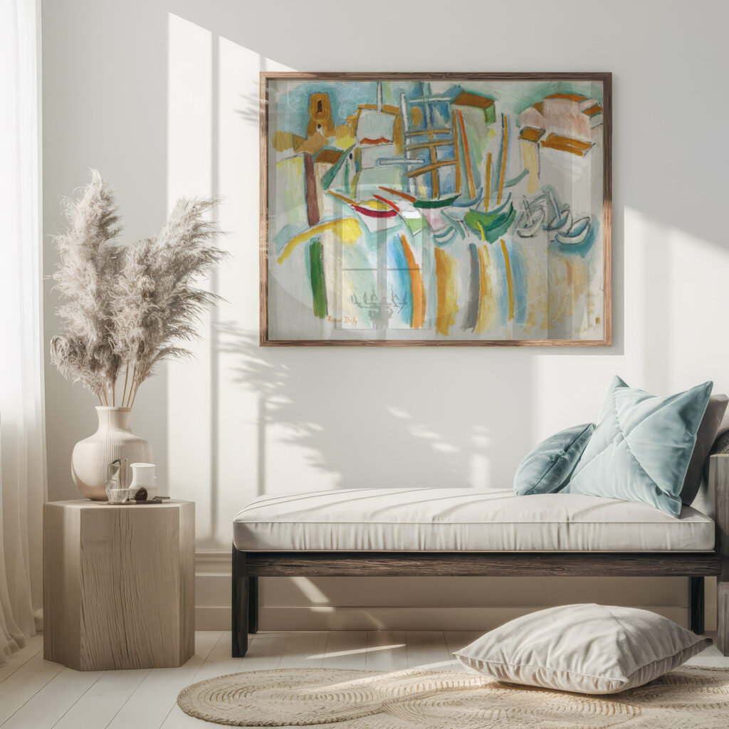 Bateaux et barques aux Martigues Raoul Dufy 5 mockup