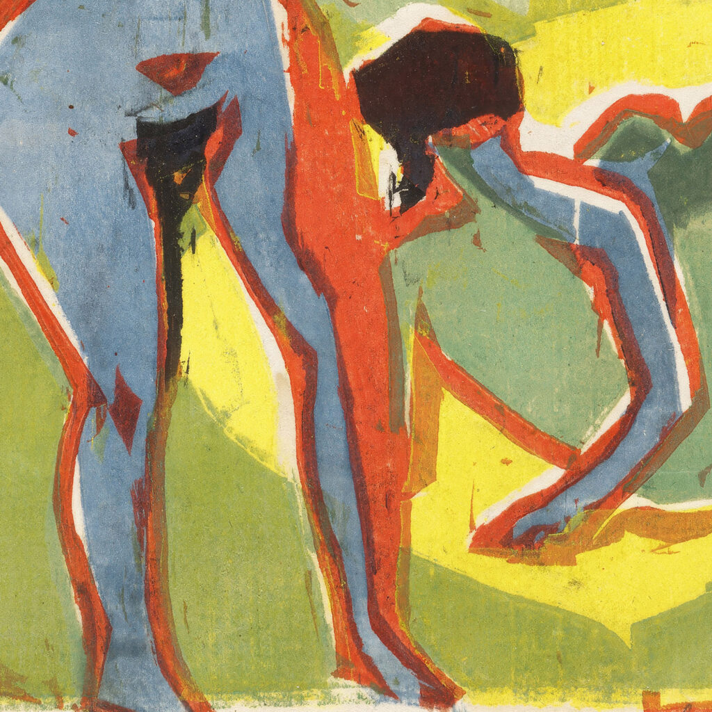 Bathing Women Moritzburg 1909 Ernst Ludwig Kirchner 8 mockup
