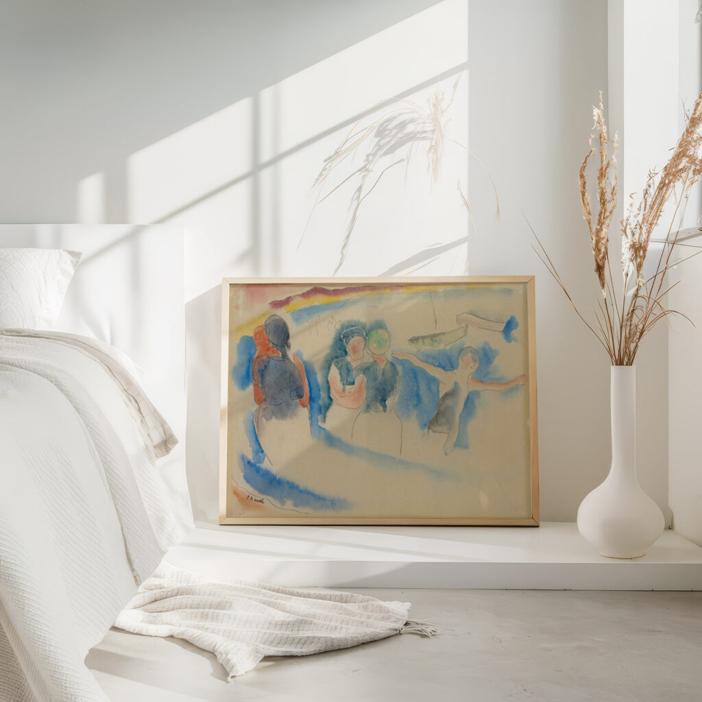 Bathing beach Charles Demuth 4 mockup