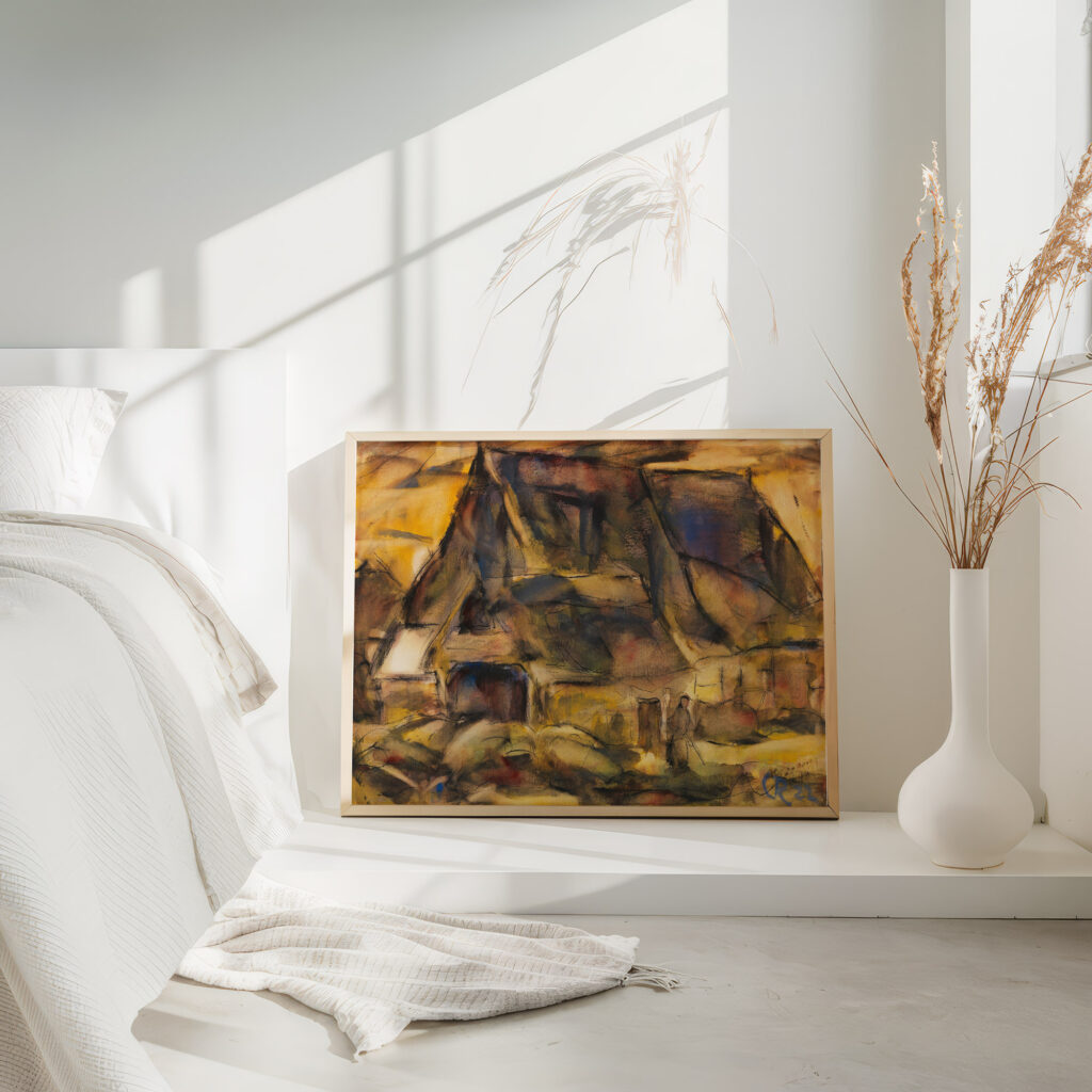 Bauernhaus in Holstein 1922 Christian Rohlfs 4 mockup