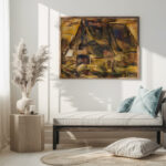 Bauernhaus in Holstein 1922 Christian Rohlfs 5 mockup