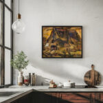 Bauernhaus in Holstein 1922 Christian Rohlfs 6 mockup