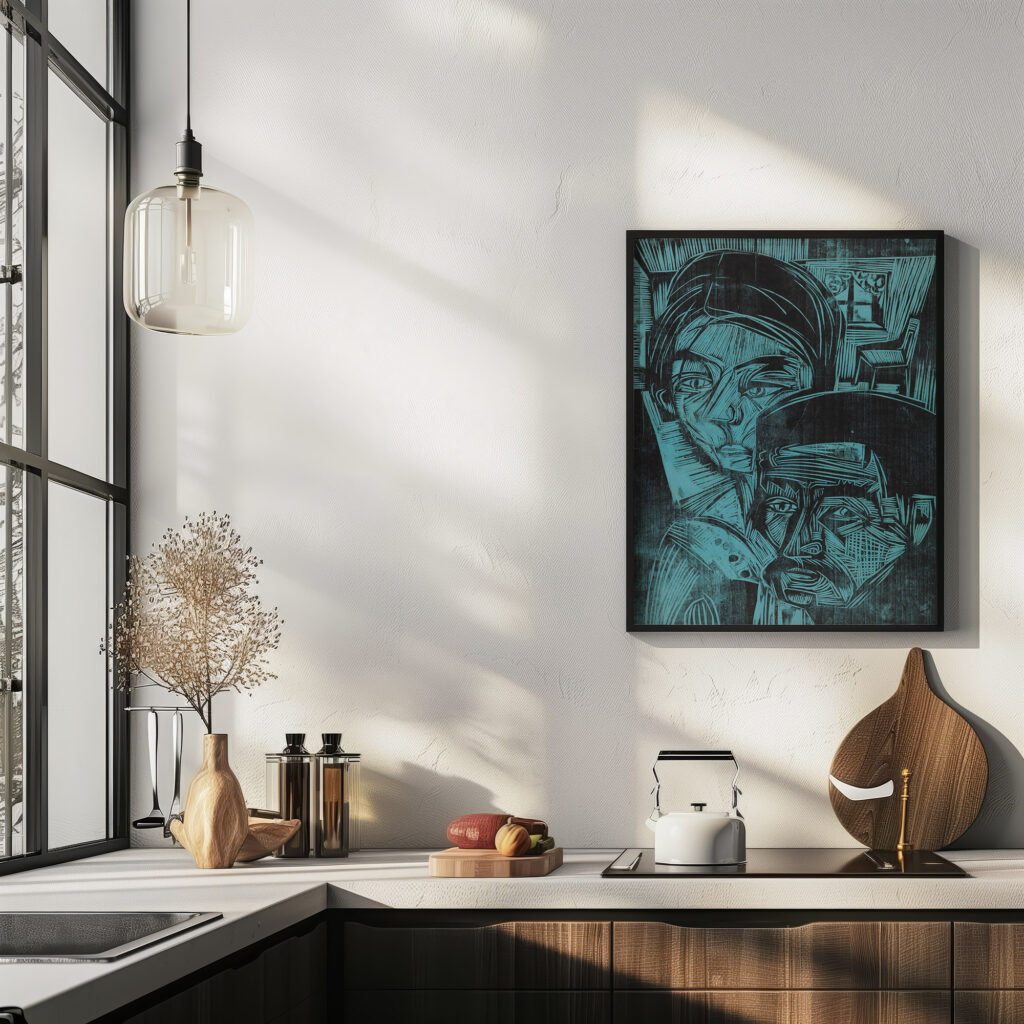 Bauernpaar in der Hutte Andres und Annamargret Muller 1919 Ernst Ludwig Kirchner 6 mockup