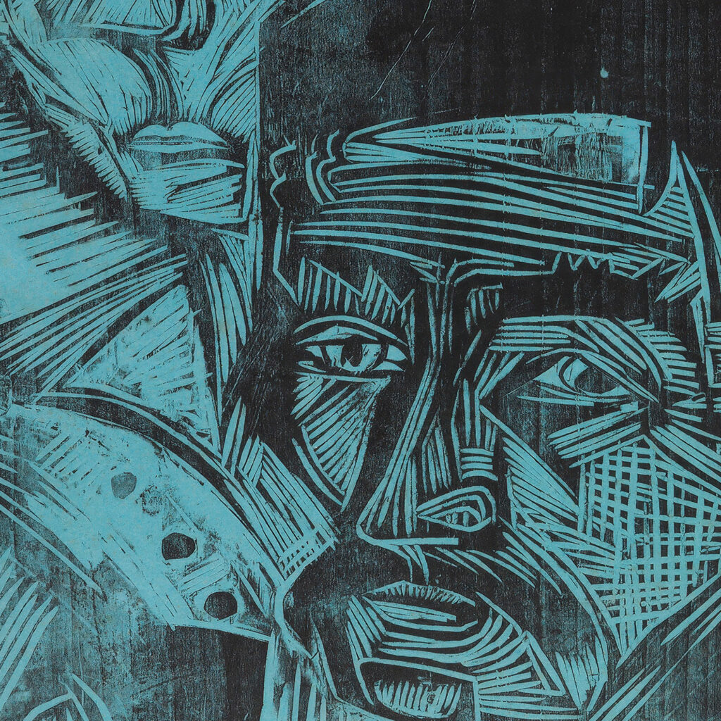 Bauernpaar in der Hutte Andres und Annamargret Muller 1919 Ernst Ludwig Kirchner 8 mockup