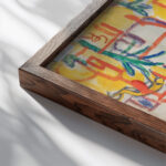 Baume 1913 Christian Rohlfs close up dark wood mockup