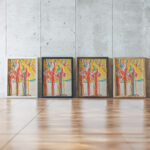 Baume 1913 Christian Rohlfs framed posters mockup