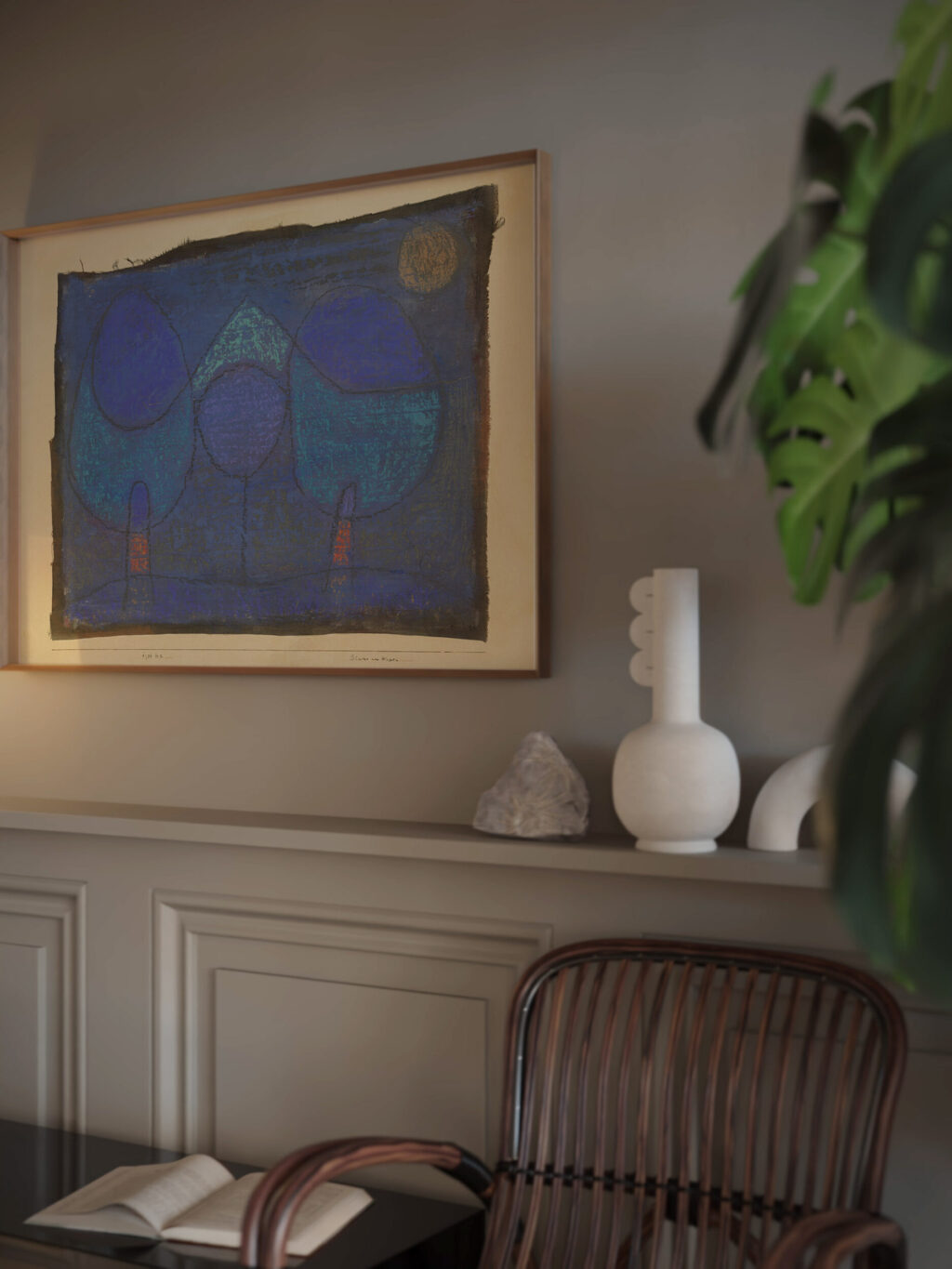 Baume am Wasser 1933 Paul Klee video mockup