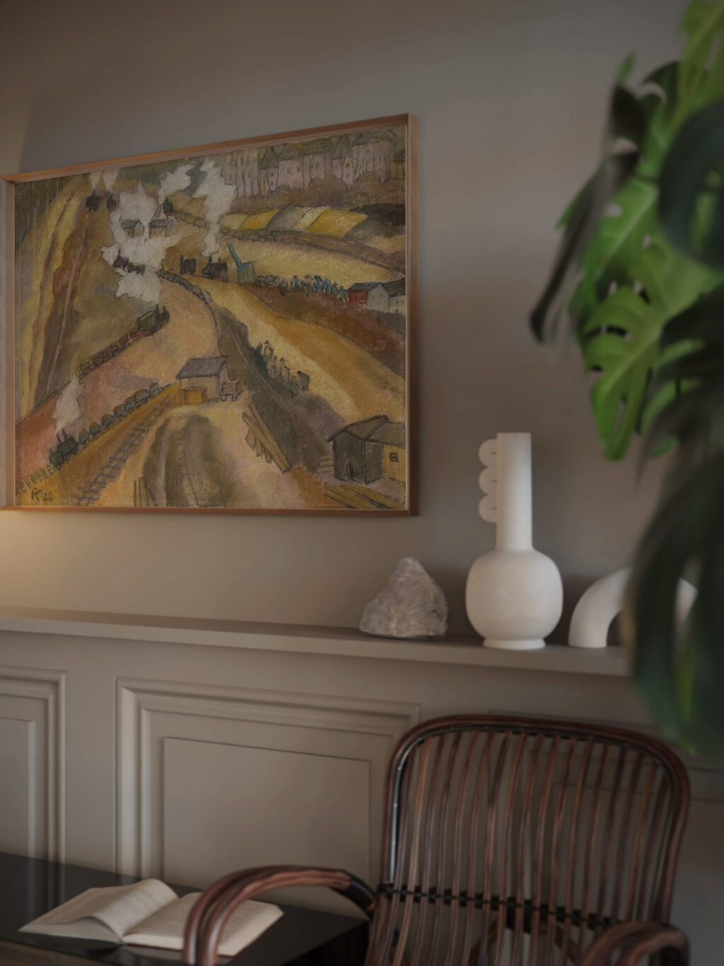 Bauplatz der I. G. Farben 1928 Pauline Kowarzik 2 video mockup