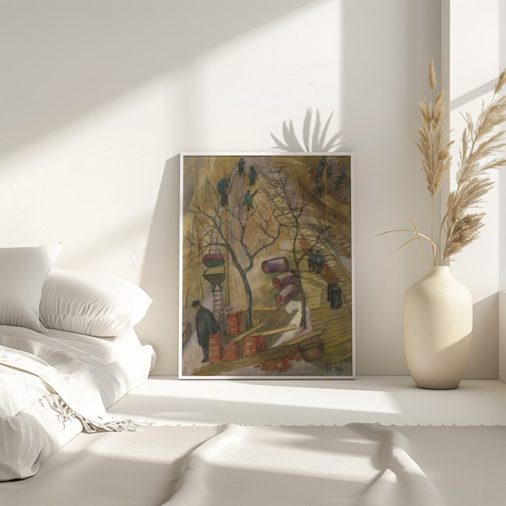 Bauplatz der I. G. Farben 1928 Pauline Kowarzik 4 mockup