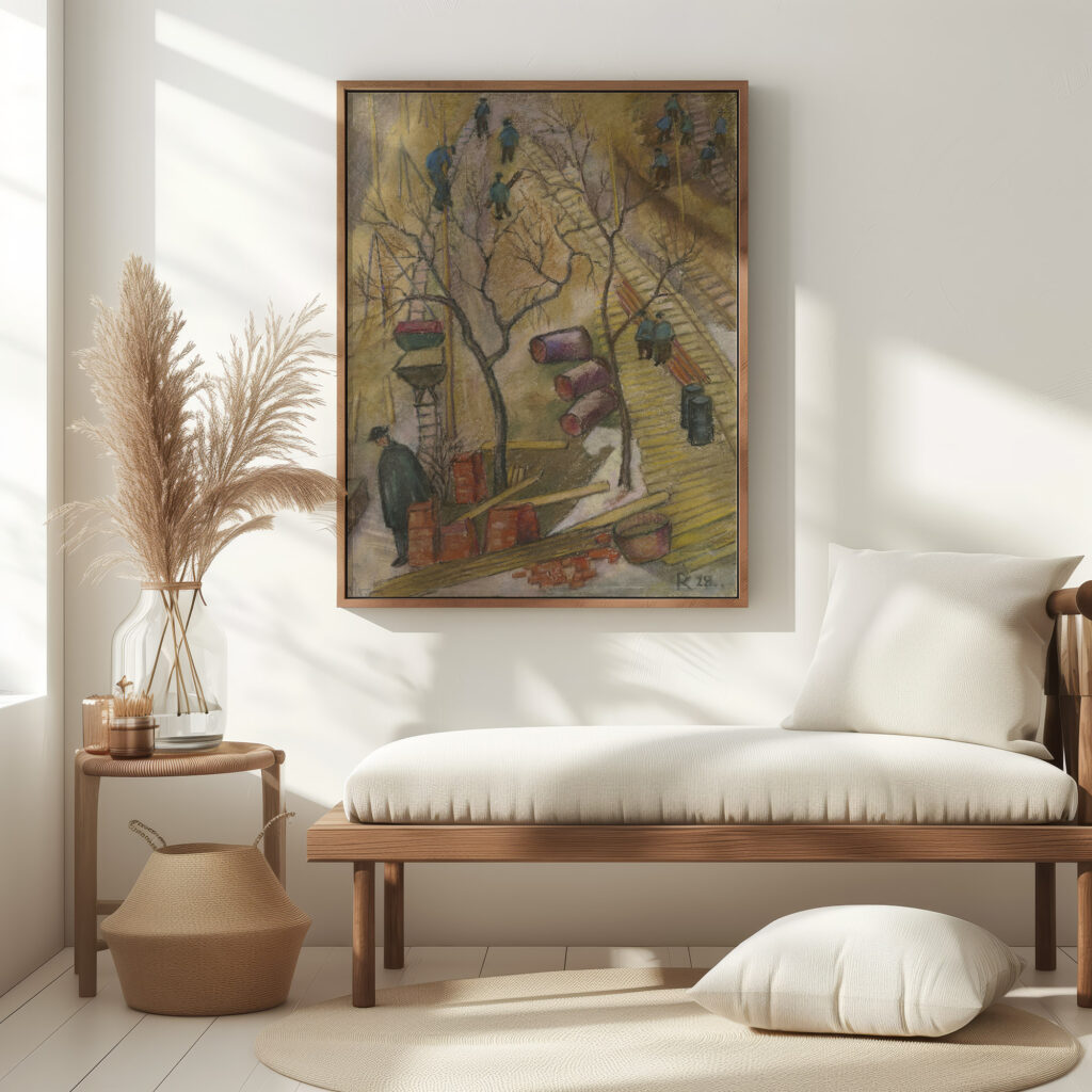 Bauplatz der I. G. Farben 1928 Pauline Kowarzik 5 mockup