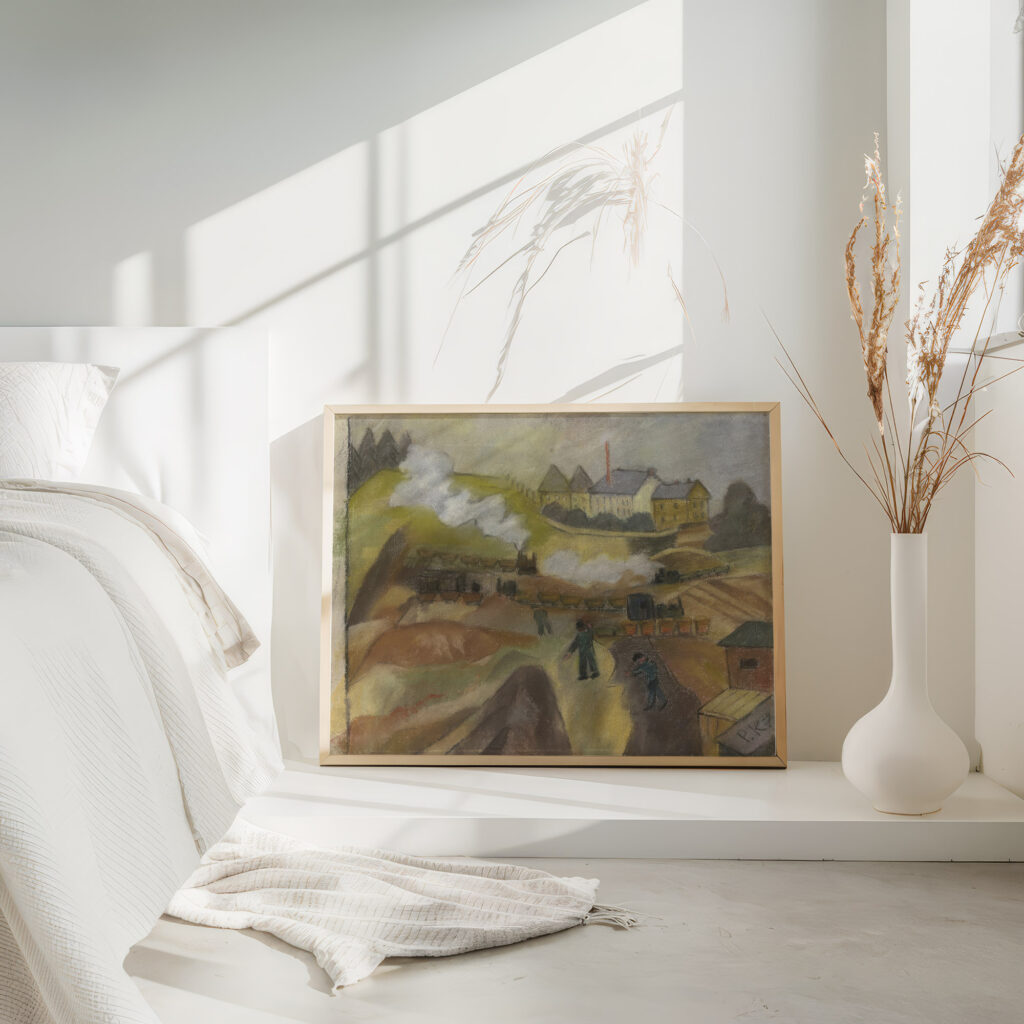 Bauplatz der I. G. Farben 1929 Pauline Kowarzik 4 mockup