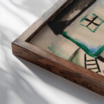 Beach 1917 Sulho Sipila close up dark wood mockup