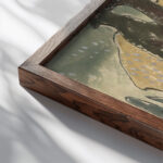 Beach 1940 Arthur Dove close up dark wood mockup