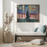 Beach Landscape with Trees and Boats 1905–1906 Edvard Munch 5 mockup