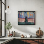 Beach Landscape with Trees and Boats 1905–1906 Edvard Munch 6 mockup