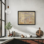 Beach Scene 1883 Pierre Auguste Renoir 6 mockup