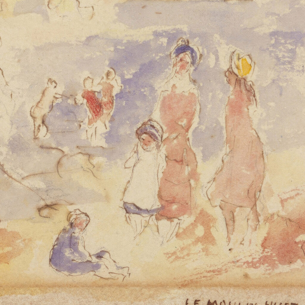 Beach Scene 1883 Pierre Auguste Renoir 8 mockup