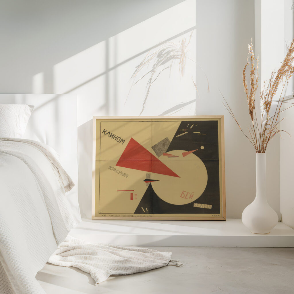 Beat The Whites With The Red Wedge 1919 El Lissitzky 4 mockup
